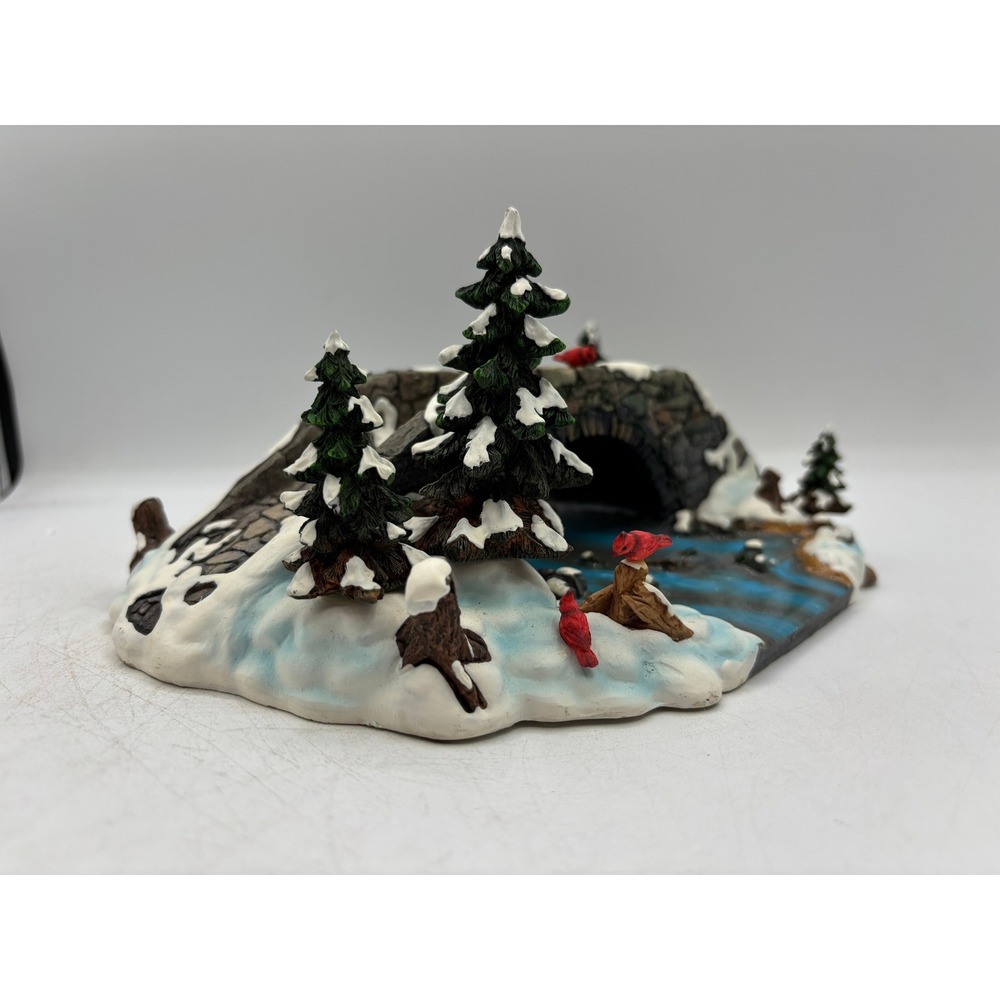 Department 56 1996 Vintage Village Mill Creek Bridge 52635 Retired - Picture 8 of 12